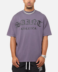 Saint Morta Saint Athletica Boxy T-Shirt Purple