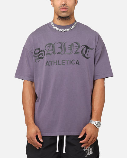 Saint Morta Saint Athletica Boxy T-Shirt Purple