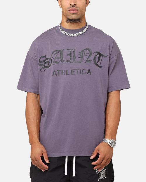 Saint Morta Saint Athletica Boxy T-Shirt Purple