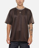 Adidas Jacquard Jersey T-Shirt Coffee