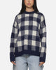 Carre Ombre Knitted Jumper Navy Plaid