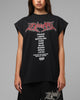 Loiter Hardcore Muscle T-Shirt Washed Black