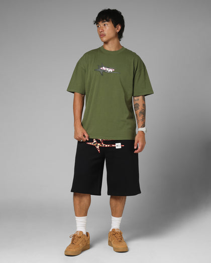 Loiter Shadowmark T-Shirt Olive Green