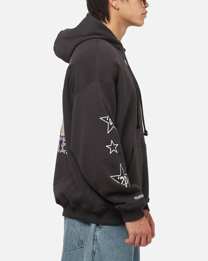 Mitchell & Ness Los Angeles Lakers Blackletter Champs Box Hoodie Washed Black