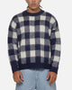 Carre Ombre Knitted Jumper Navy Plaid