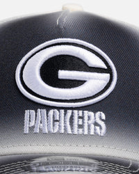 New Era Green Bay Packers 'Gradient Edge Reverse' 9FORTY A-Frame Snapback Black/White