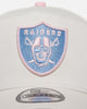 New Era Las Vegas Raiders 'Pastel' 9FORTY A-Frame Snapback Chrome White
