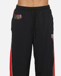 Mitchell & Ness Chicago Bulls Nylon Tracksuit Pants Black/Red