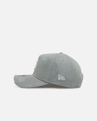 New Era Detroit Tigers 'Distressed Denim' 9FORTY A-Frame Snapback Light Wash Denim