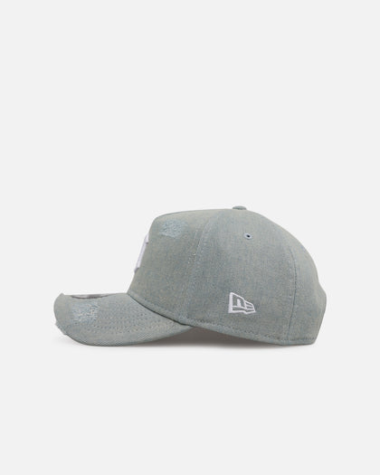New Era Detroit Tigers 'Distressed Denim' 9FORTY A-Frame Snapback Light Wash Denim