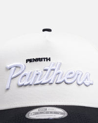 New Era Penrith Panthers 'Chrome Script' 9FORTY A-Frame Snapback Official Team Colour