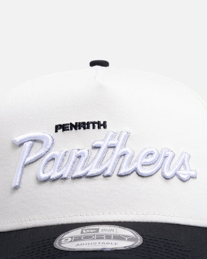 New Era Penrith Panthers 'Chrome Script' 9FORTY A-Frame Snapback Official Team Colour
