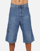 G-Star Bam Logger Denim Shorts Faded Blue