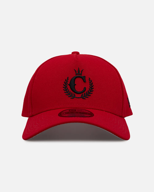 New Era X Culture Kings 9FORTY A-Frame Snapback Red/Black