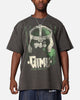 American Thrift X Lord Of The Rings Gimli Toss Heavy T-Shirt Black Wash