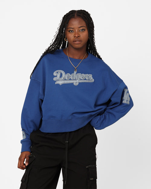 Pro Standard Women's Los Angeles Dodgers Varsity Blues Crewneck Dodgers Blue
