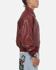 Ed Hardy Studded Bomber Jacket Red