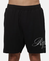 Represent Owners Club Script Mesh Shorts Black