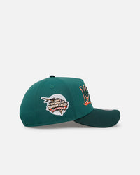 New Era Florida Marlins 'Citrus 2.0' 9FORTY A-Frame Snapback Dark Green/Orange