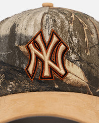 New Era New York Yankees 'Real Tree Tan Suede' 9FORTY A-Frame Snapback Real Tree