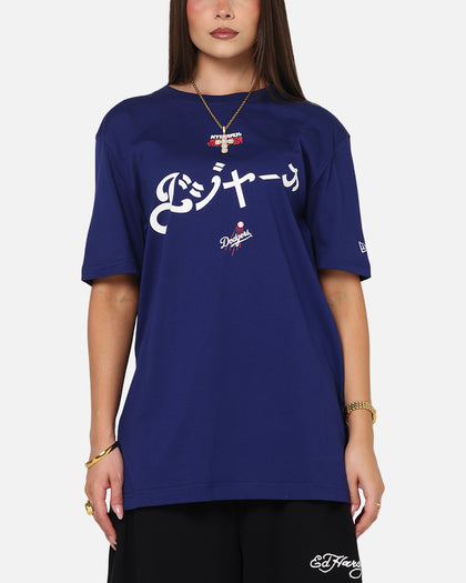 New Era Los Angeles Dodgers 'Hyperfly Katakana x MLB' T-Shirt Dark Blue