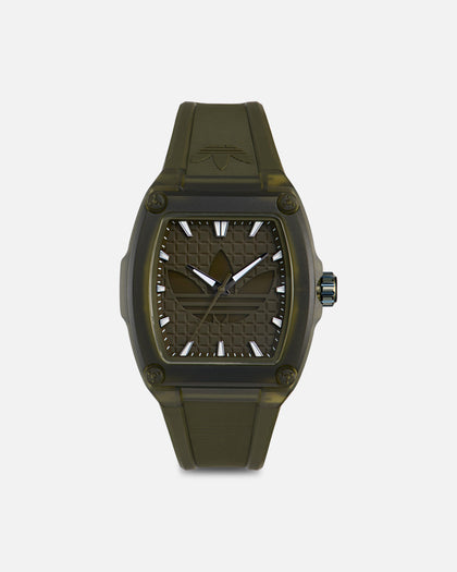 Adidas Originals City Tech Five Crystal Watch Dark Green