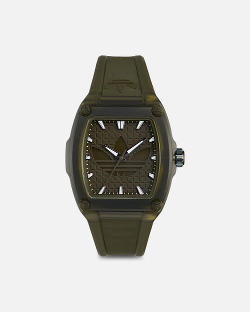 Adidas Originals City Tech Five Crystal Watch Dark Green