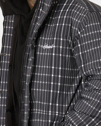 Saint Morta Mercy Merci Plaid Jacket Black