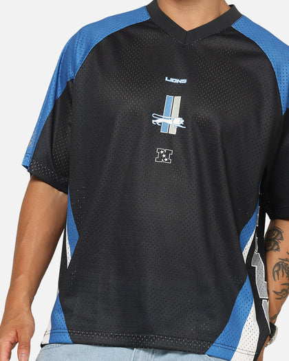Mitchell & Ness Detroit Lions Warehouse Rave Jersey Black/Blue/White