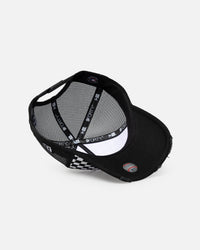 New Era Los Angeles Dodgers 'Checker Trucker' 9FORTY A-Frame Trucker Snapback White