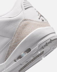 Jordan Air Jordan 3 Retro "Pure Money" White/Silver