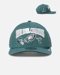 New Era Philadelphia Eagles 'Super Bowl Champs' 9SEVENTY Stretch Snapback Official Team Colour