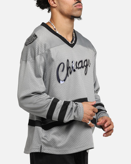 Mitchell & Ness Chicago Bulls Chrome Jersey Gunmetal Grey