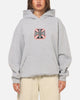 West Coast Choppers Choppers Cross Hoodie Grey Marle