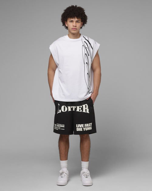 Loiter Impact Walk Shorts Black