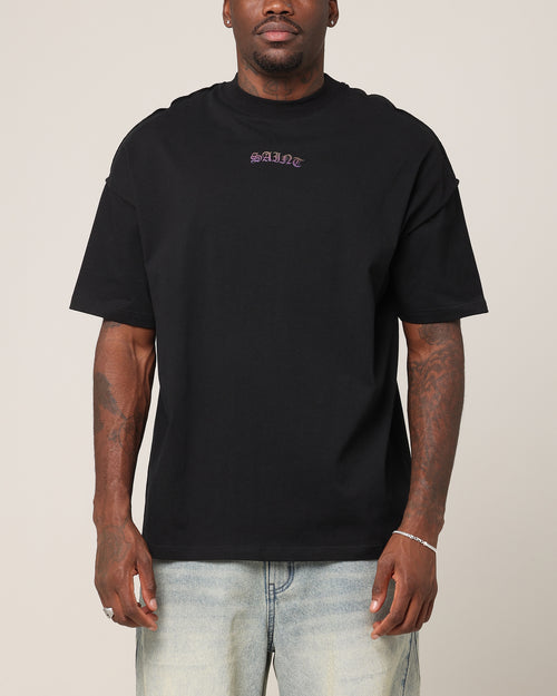 Saint Morta Year Of The Dragon Boxy T-Shirt Black/Iridescen