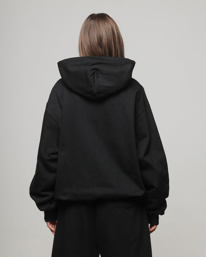 American Thrift Zip Hoodie Black