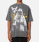 The Anti Order Legion Mock Neck T-Shirt Washed Charcoal