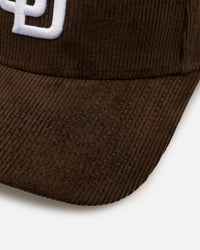 New Era San Diego Padres 'Cord Tones' 9FORTY A-Frame Snapback Walnut