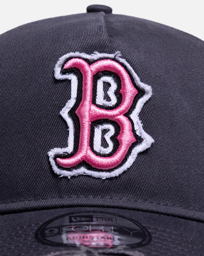 New Era Boston Red Sox 'Washed Frayed' 9FORTY A-Frame Snapback Acid Wash Grey