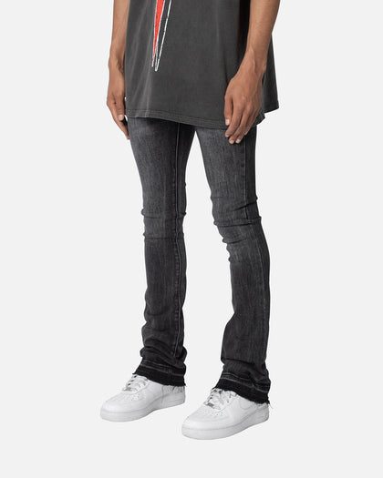 MNML X514 Skinny Stacked Denim Jeans Washed Black