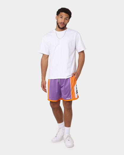 Starter Downtown Basketball Shorts Purple