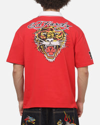 Loiter Hardy League Polo T-Shirt Red