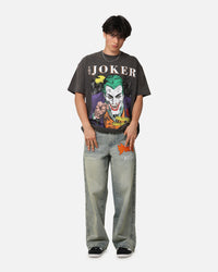 73Studio X DC Batman The Joker Vote For Me Heavyweight T-Shirt Black Wash