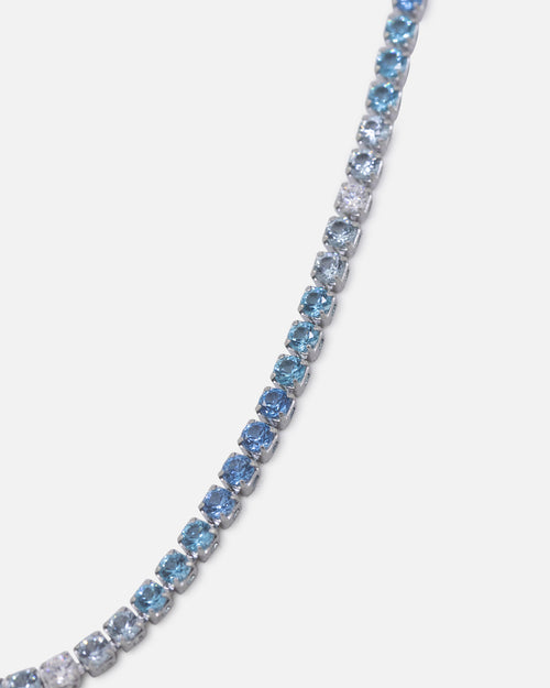 Saint Morta 2mm Micro Tennis Chain Iced White Gold
