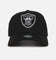 New Era Las Vegas Raiders 'NFL Black & Silver Embroidery' 9FORTY A-Frame Snapback Black/Silver