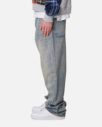 MNML Ultra Baggy Gem Denim Jeans Blue