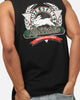 Bleacher Athletic South Sydney Rabbitohs NRL Adult Muscle T-Shirt Black