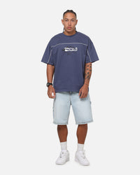 Carre Athletic Crew T-Shirt Vintage Navy
