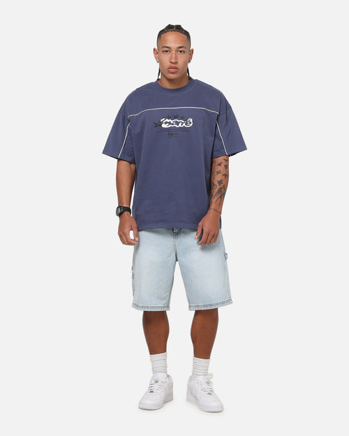 Carre Athletic Crew T-Shirt Vintage Navy